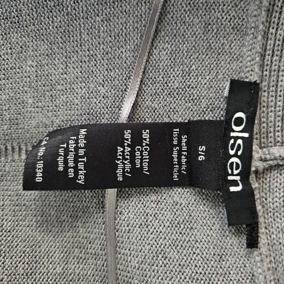 Olsen cardigan, grey, soft, size small - Picture 8 of 9